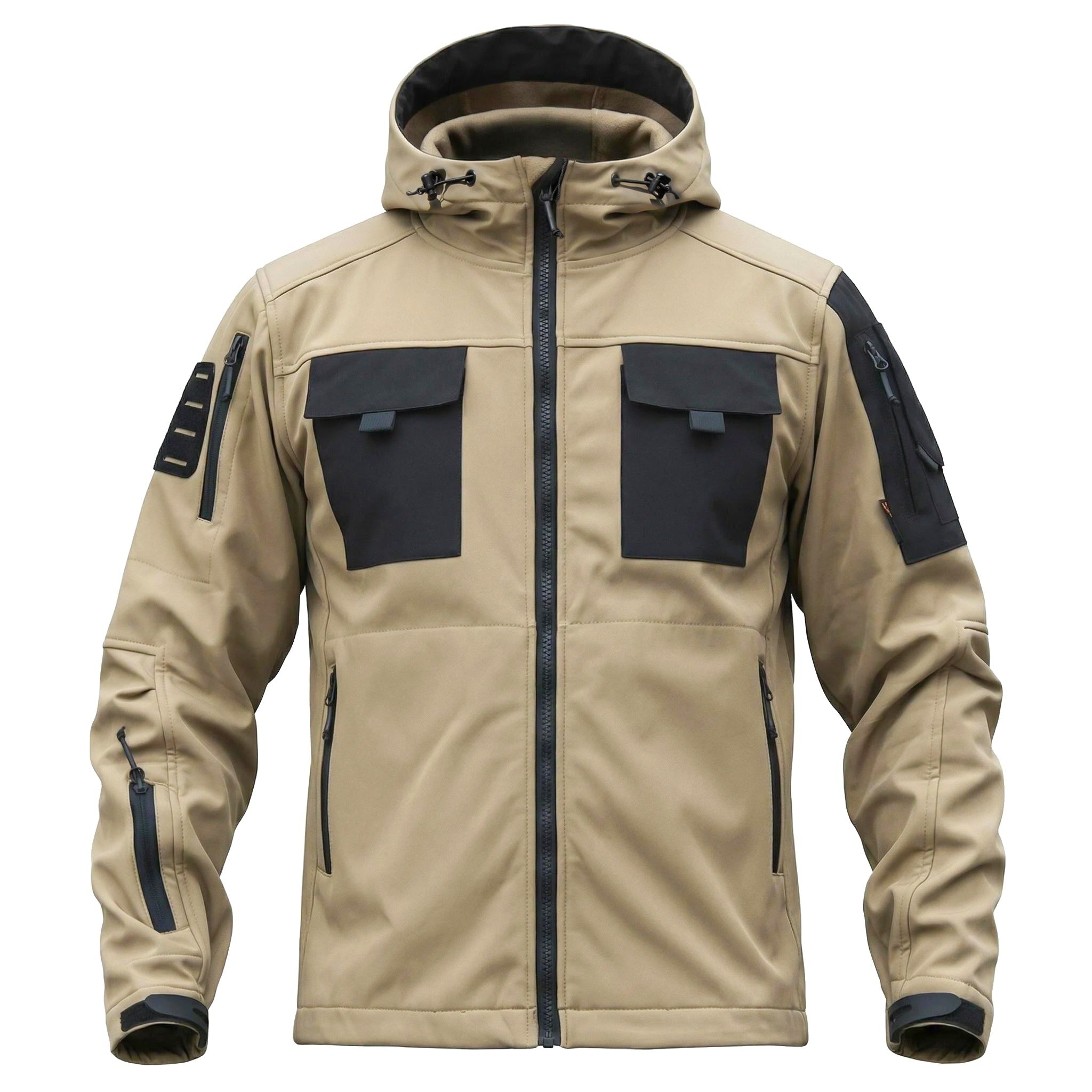 Tactical Jacket – Men's 5-in-1 Waterproof Softshell Winter Coat