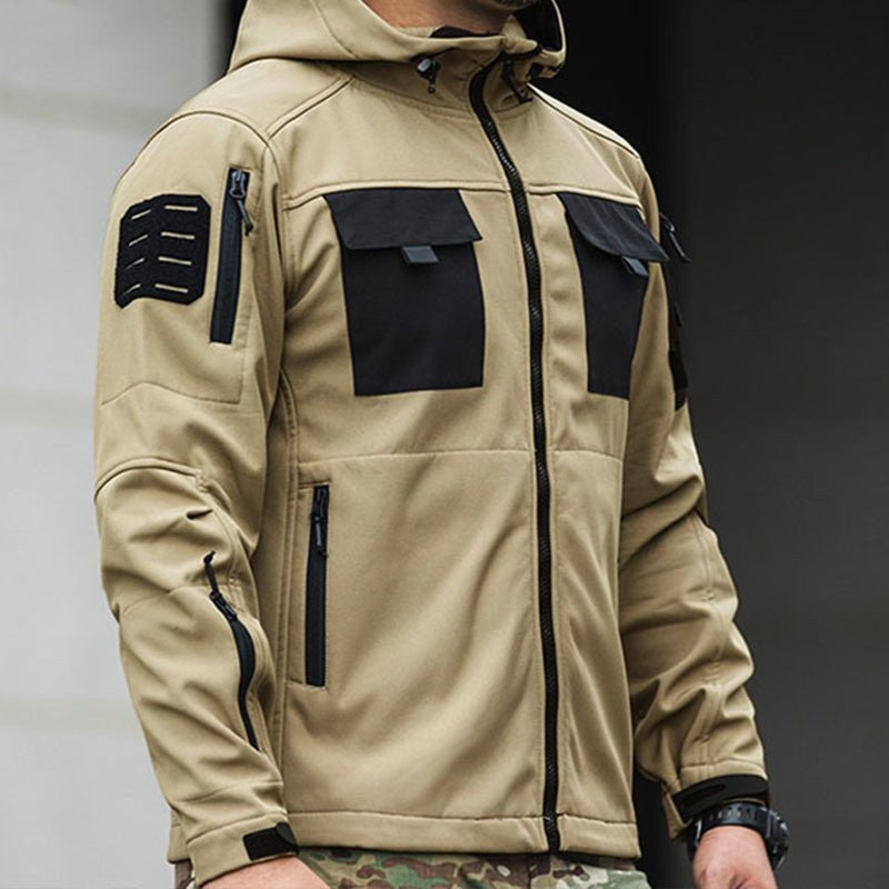 Tactical Jacket – Men's 5-in-1 Waterproof Softshell Winter Coat