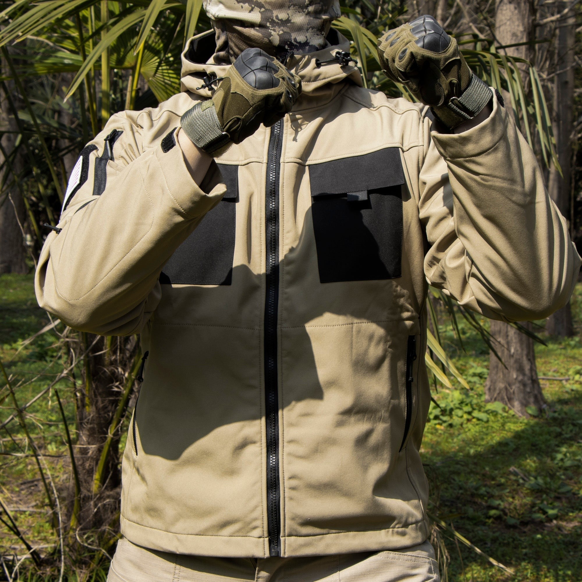 Tactical Jacket – Men's 5-in-1 Waterproof Softshell Winter Coat