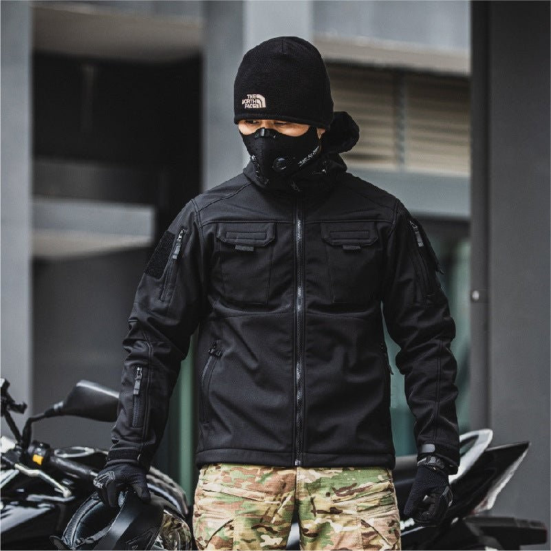 Tactical Jacket – Men's 5-in-1 Waterproof Softshell Winter Coat