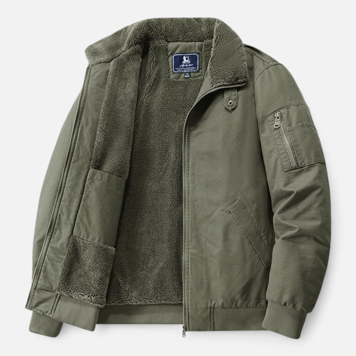 Men's Insulated Cotton Jacket – Warm Outdoor Cold-Weather Coat