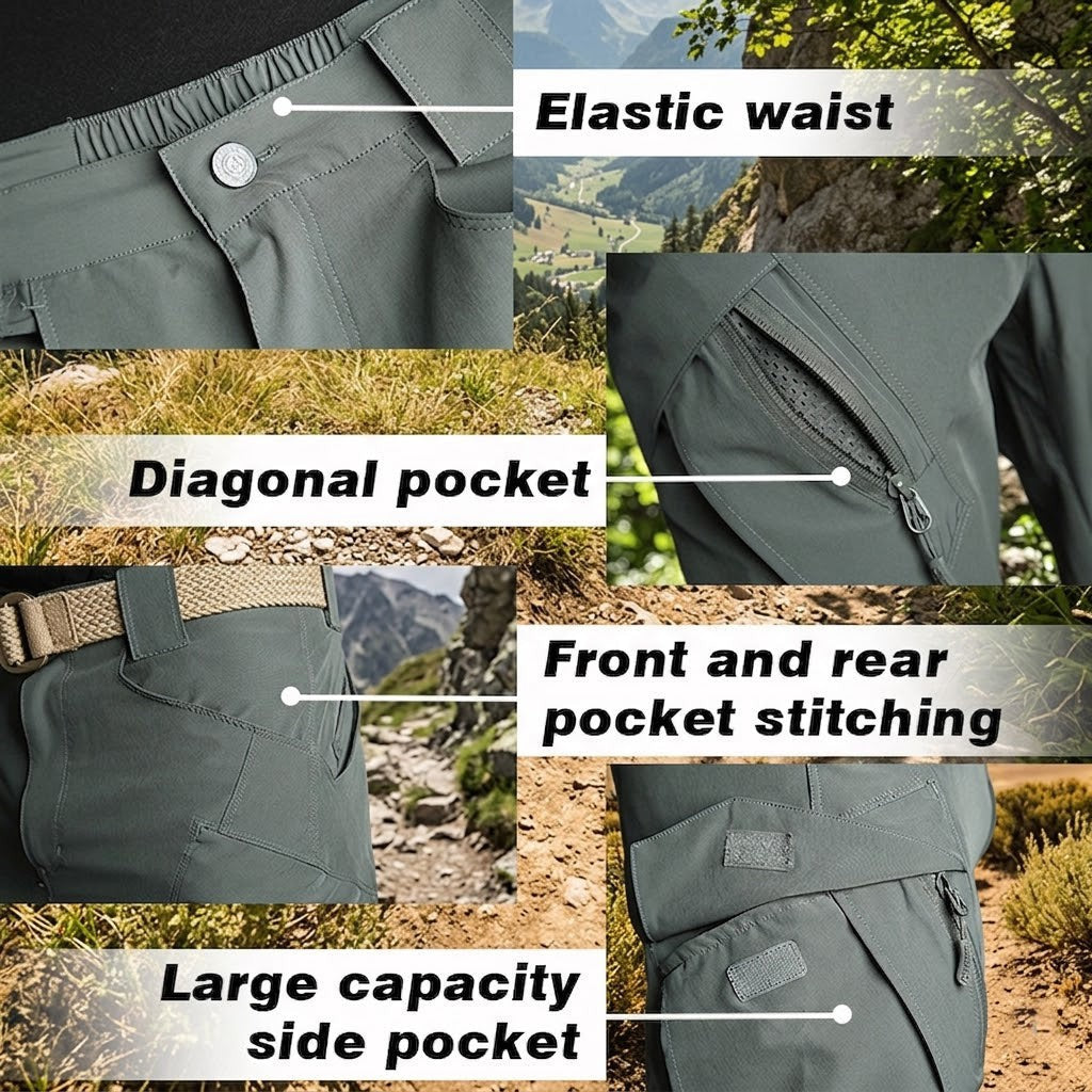 Tactical Trousers – Men's Lightweight Quick-Dry Stretch Cargo