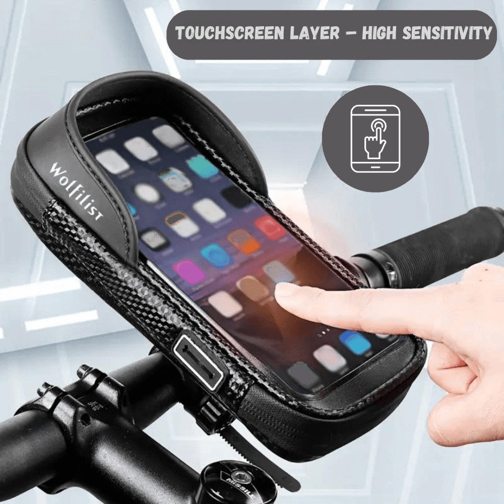 Bike Phone Mount – Water-Resistant 360 Rotatable Holder