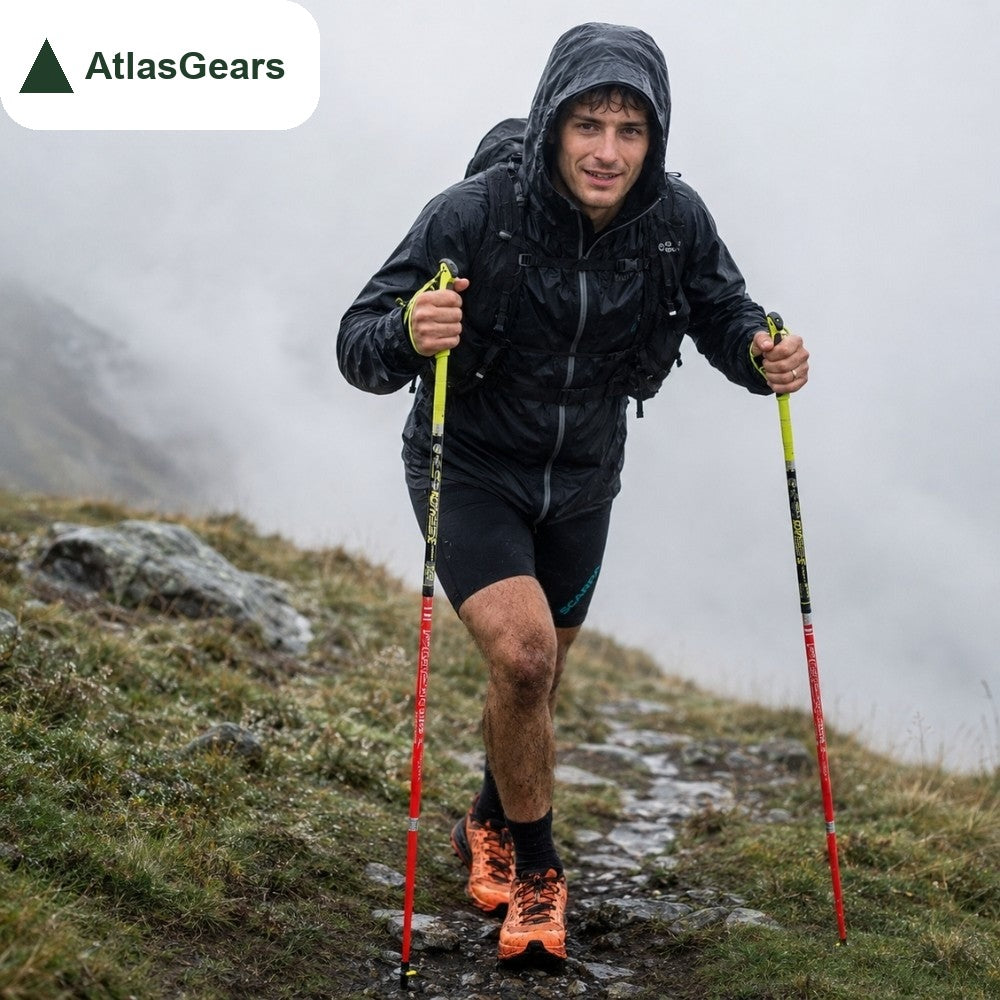 Trekking Pole – Lightweight Folding Carbon Hiking Pole