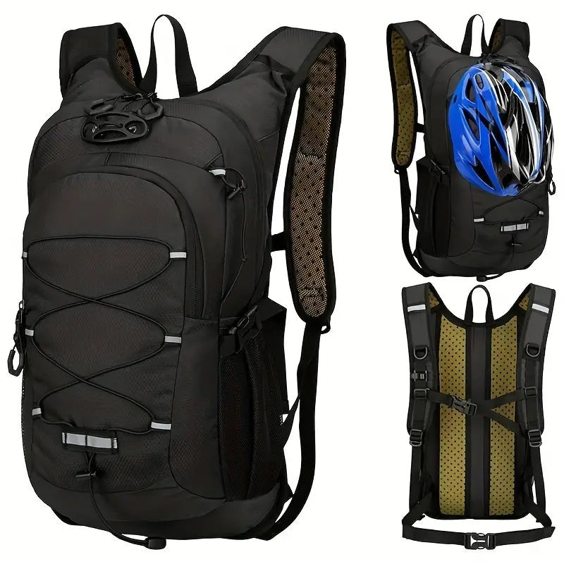 Cycling Backpack – Waterproof Lightweight Bike Rucksack – Black