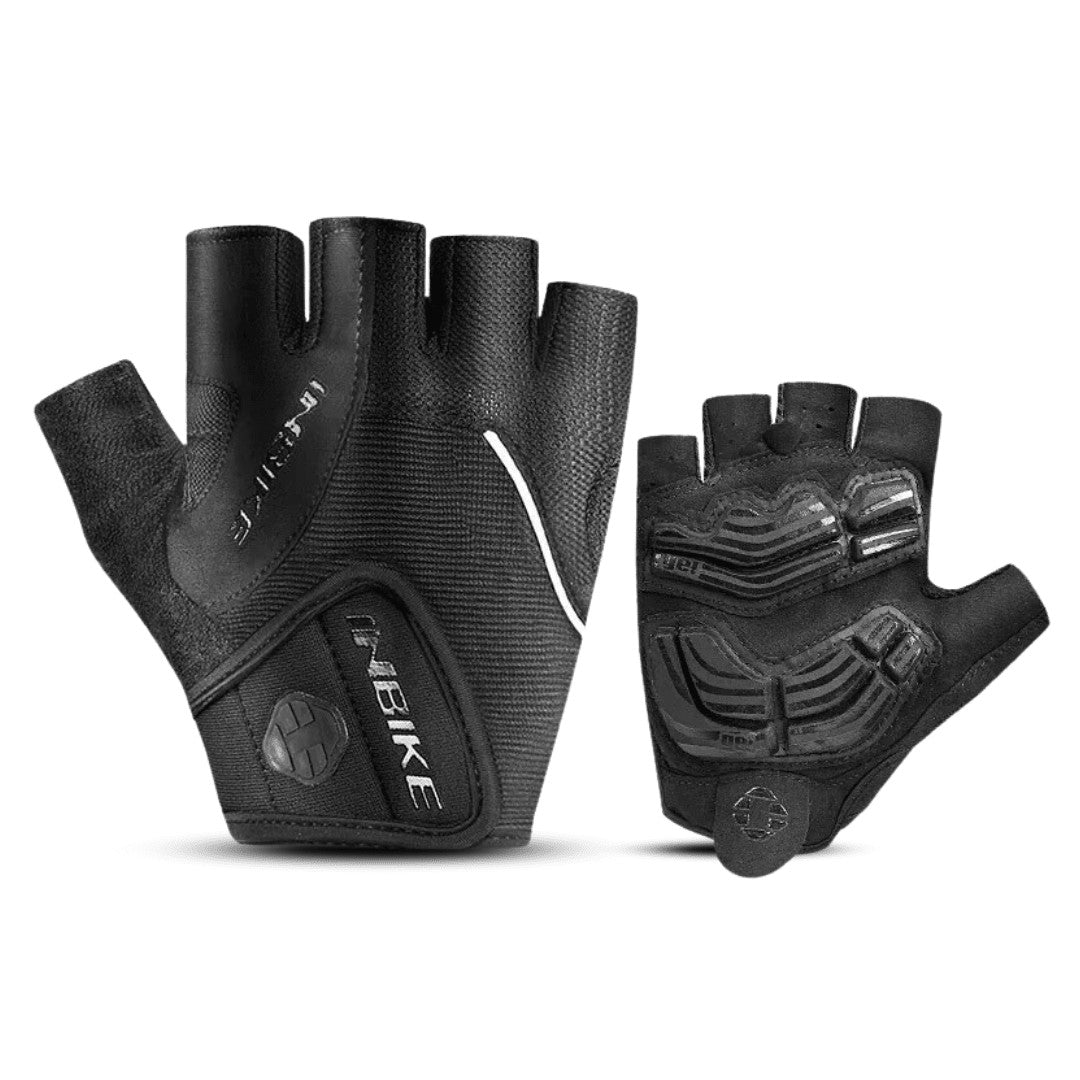 Cycling Gloves – Breathable Gel-Padded Riding Gloves – Black