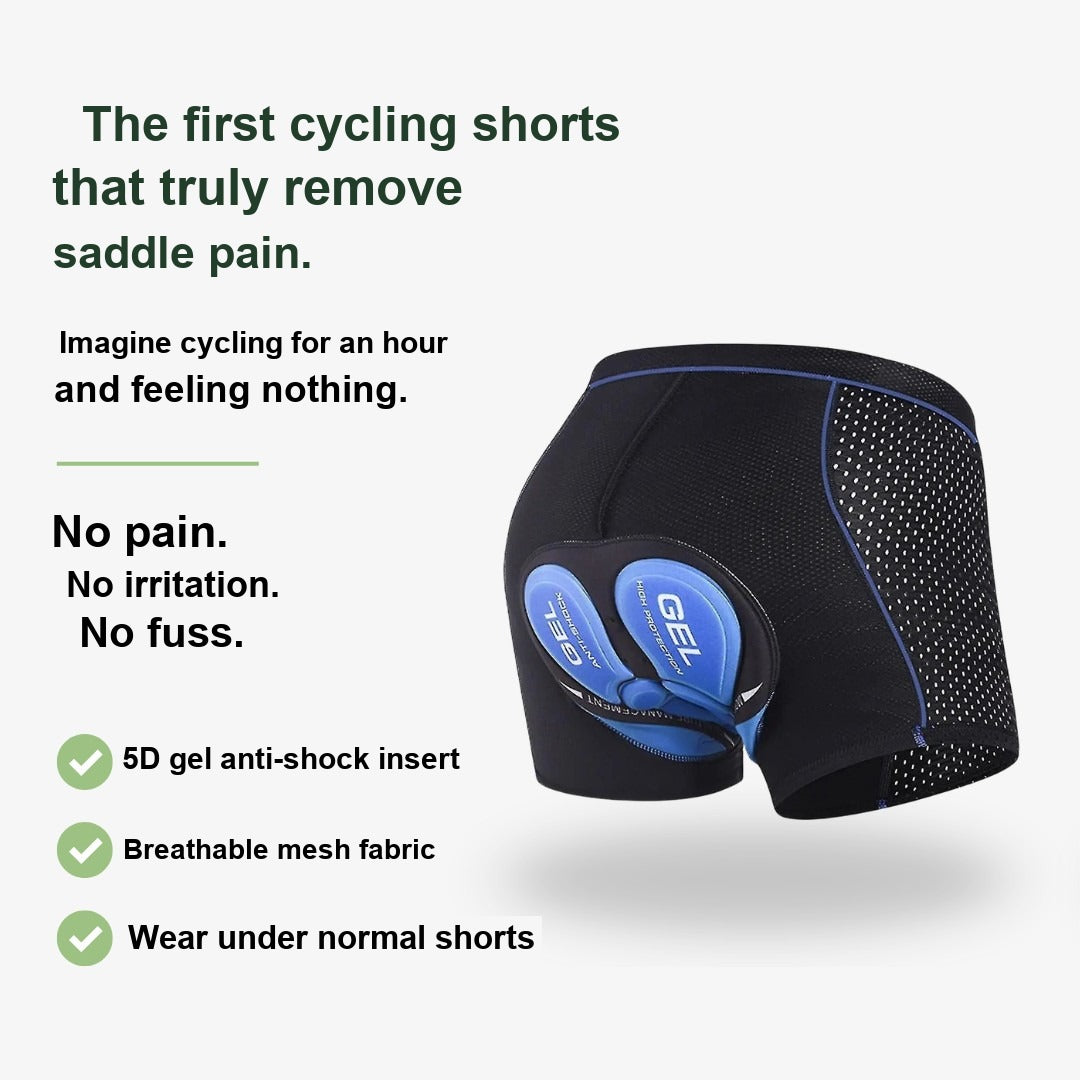 Cycling Undershorts – Gel-Padded Unisex Bike Base Shorts