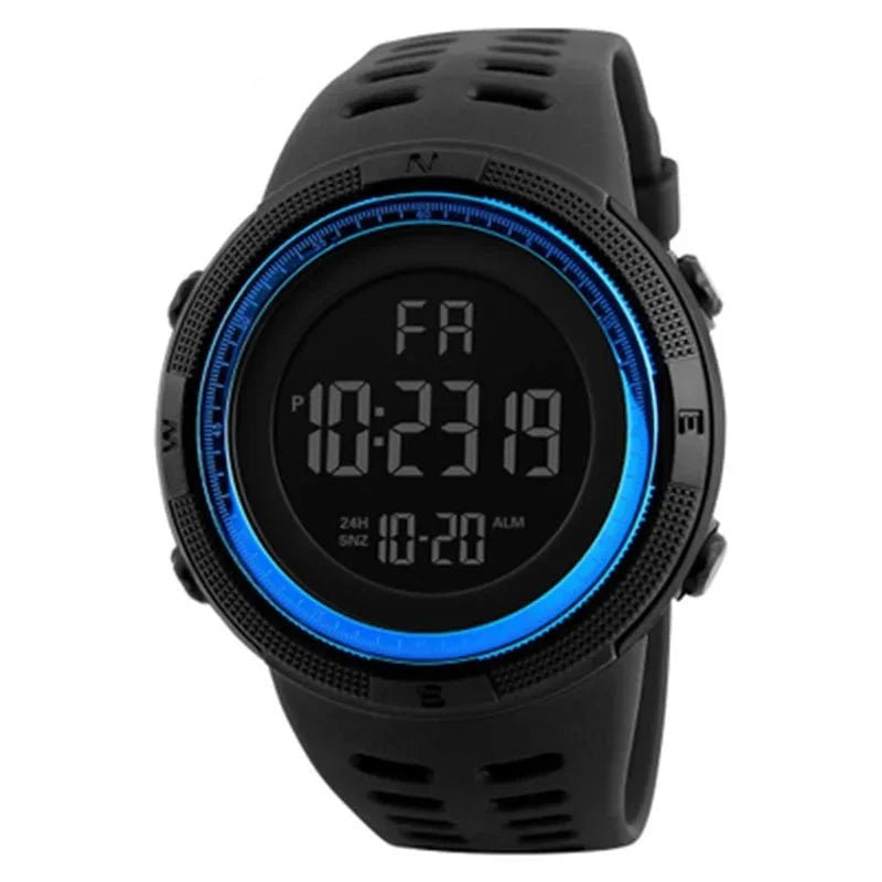 Digital Watch – Luminous Multifunction Outdoor Watch – Blue