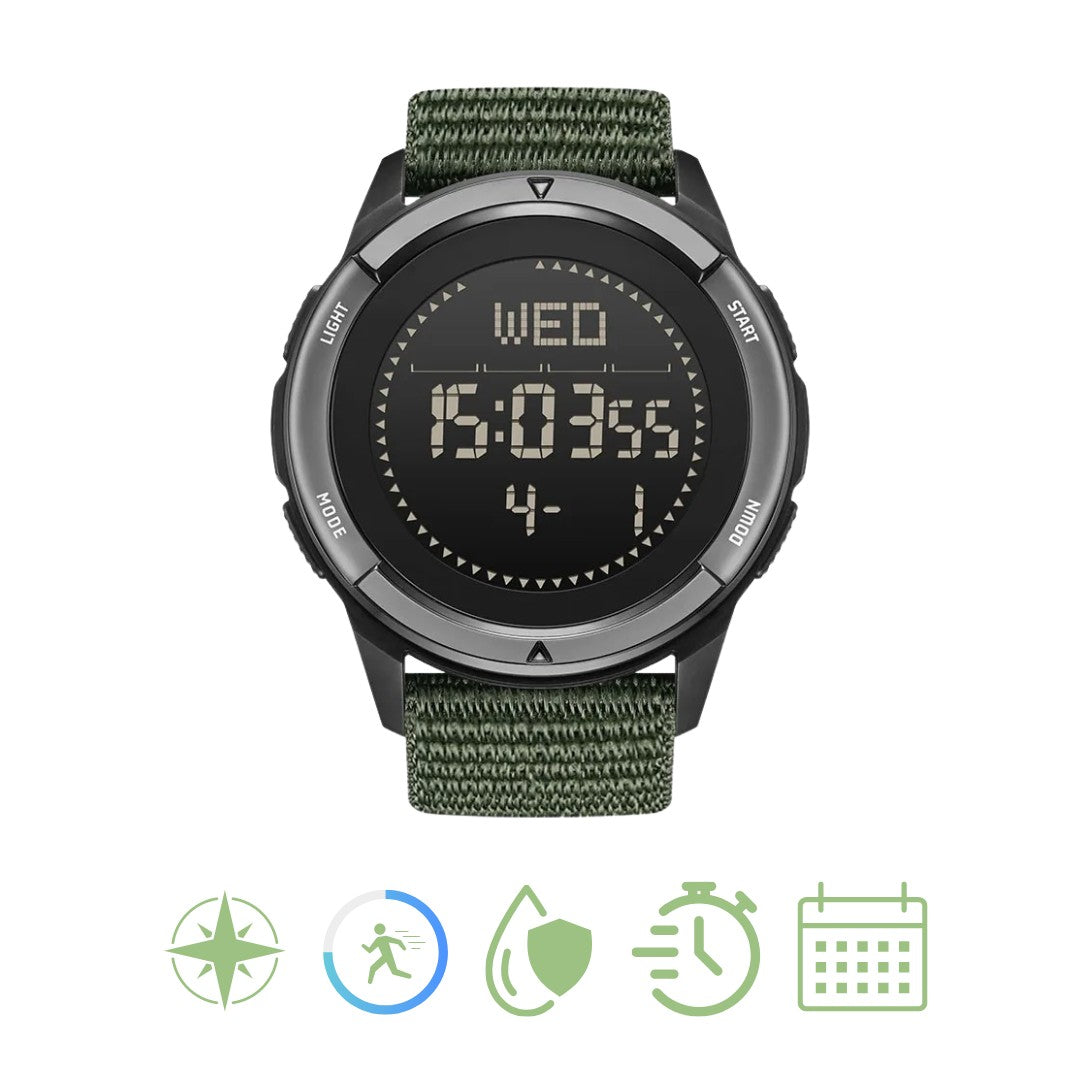 Digital Watch – Men's Carbon Fibre Outdoor Sports Watch