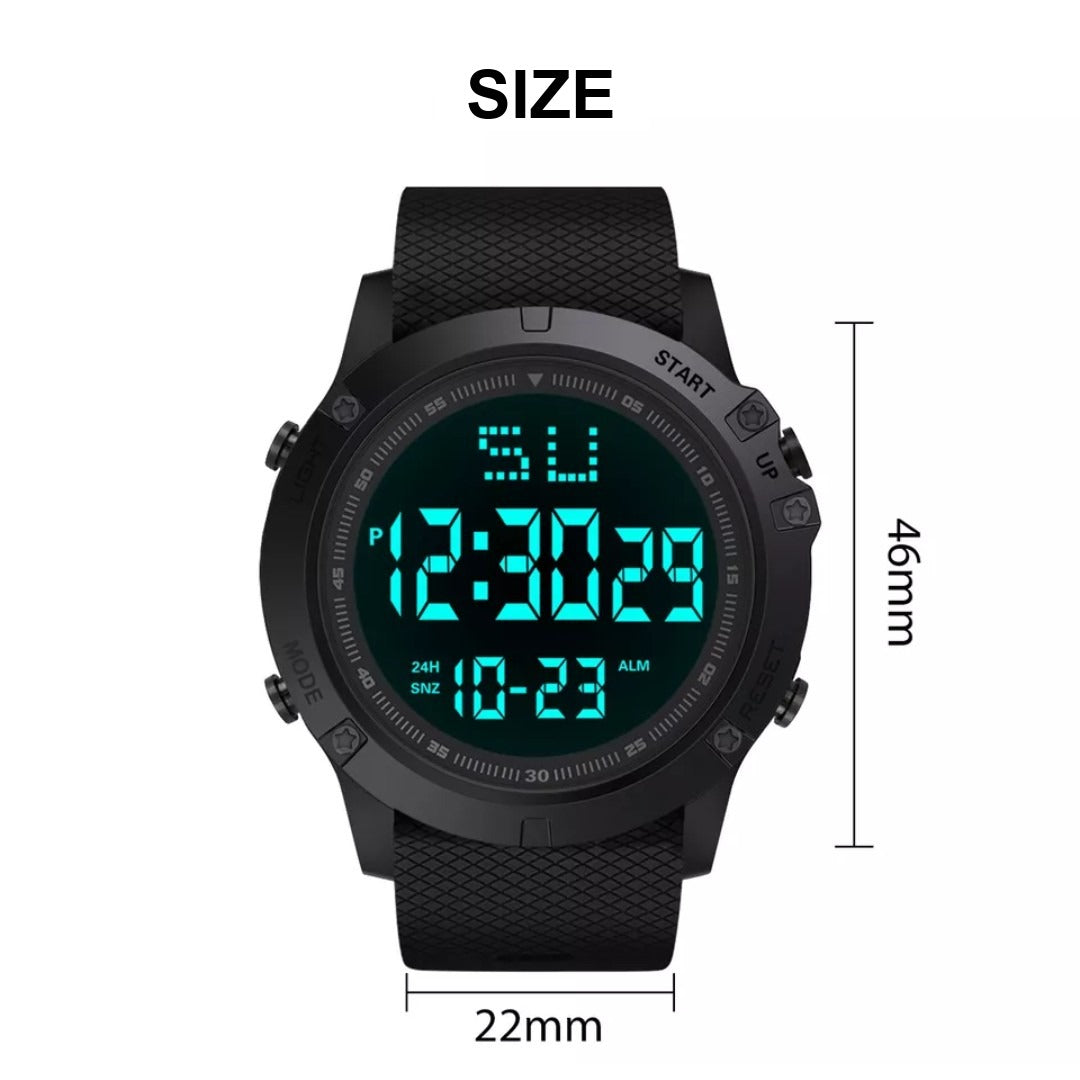 Digital Watch – Men's Waterproof Rugged Outdoor Watch