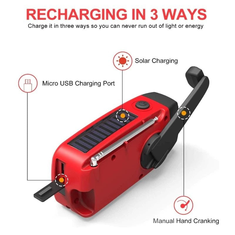 Emergency Radio – Compact Weather-Resistant Portable Radio
