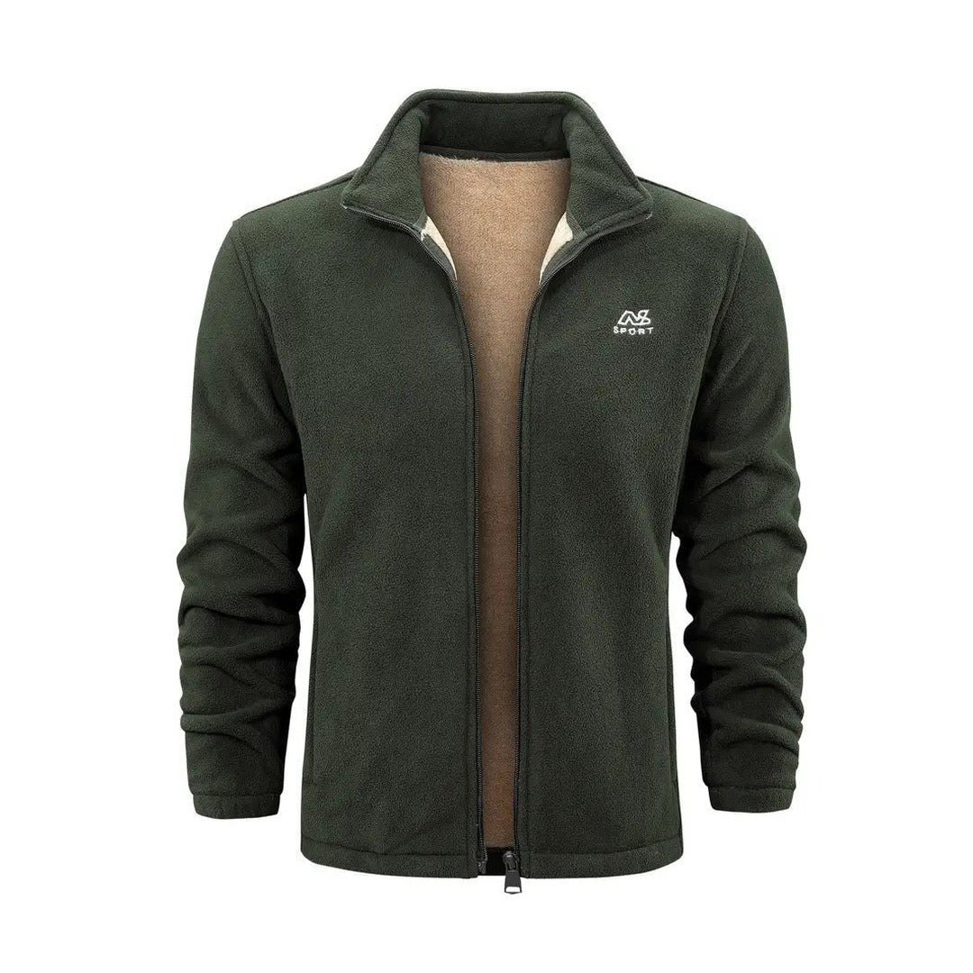 Fleece Gilet – Unisex Lined Warm Outdoor Body Warmer – Green