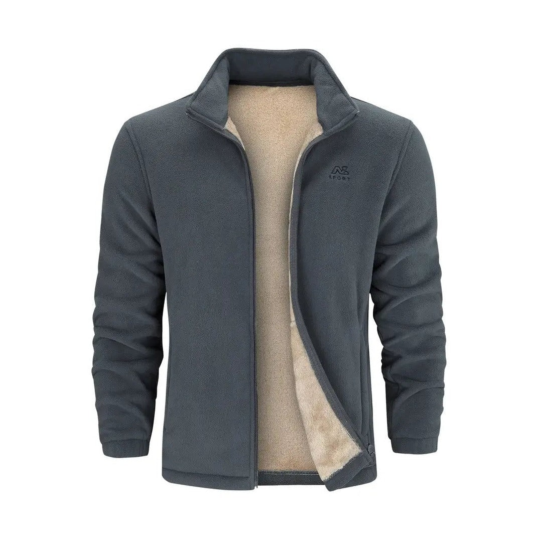 Fleece Gilet – Unisex Lined Warm Outdoor Body Warmer – Grey