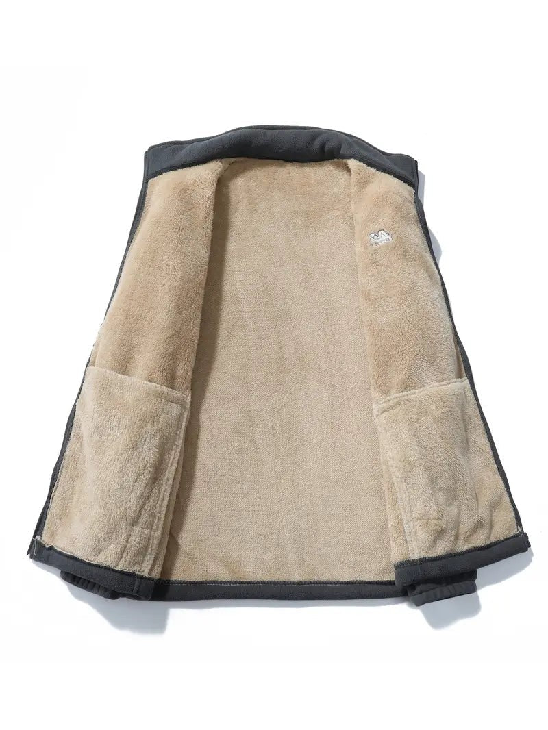 Fleece Gilet – Unisex Lined Warm Outdoor Body Warmer