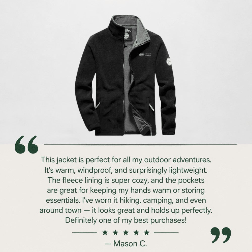 Fleece Jacket – Lightweight Breathable Thermal Fleece