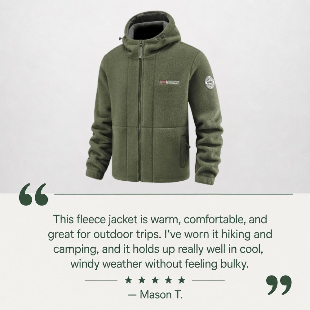 Fleece Jacket – Men's Windproof Breathable Outdoor Fleece