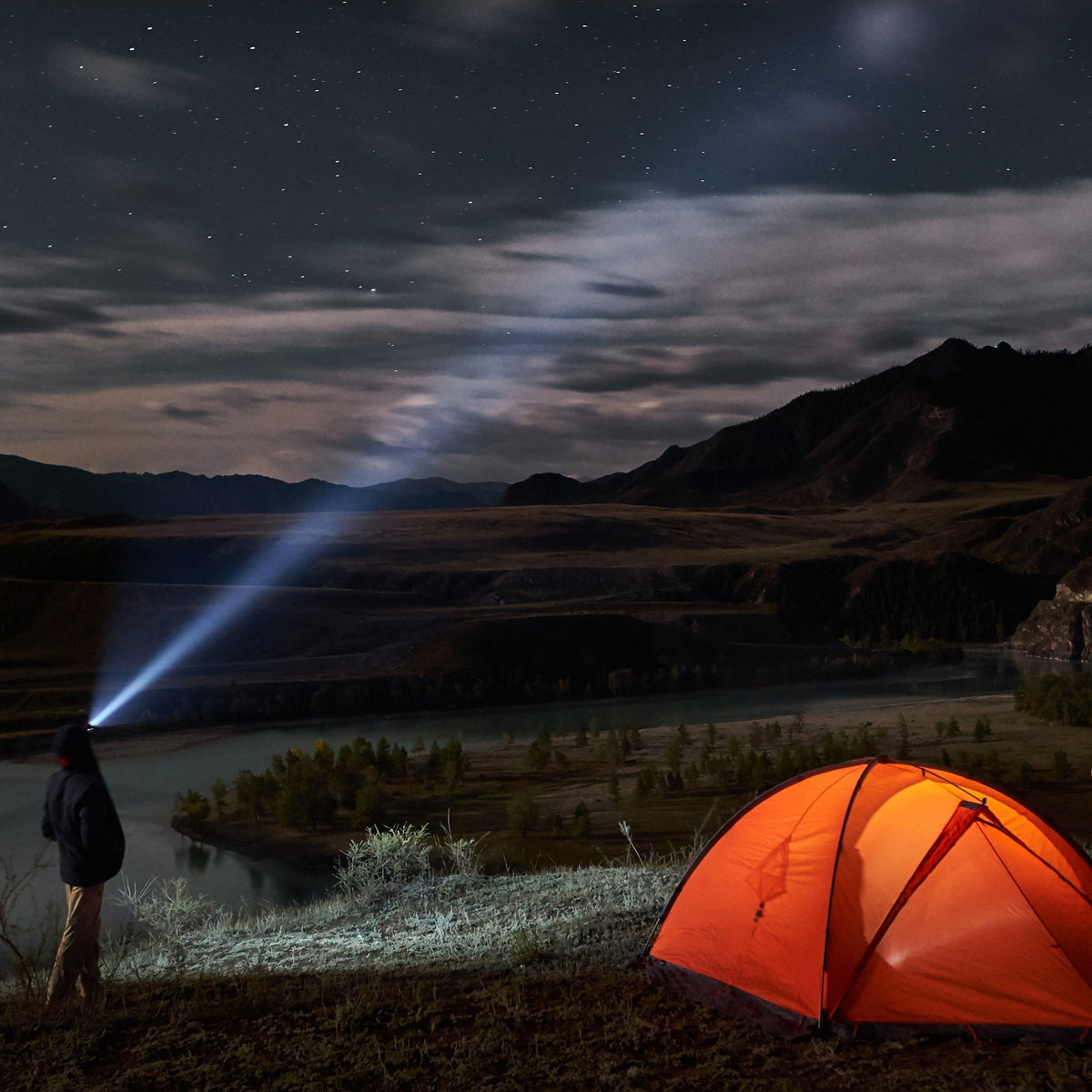 Head Torch – USB Rechargeable Lightweight Headlamp