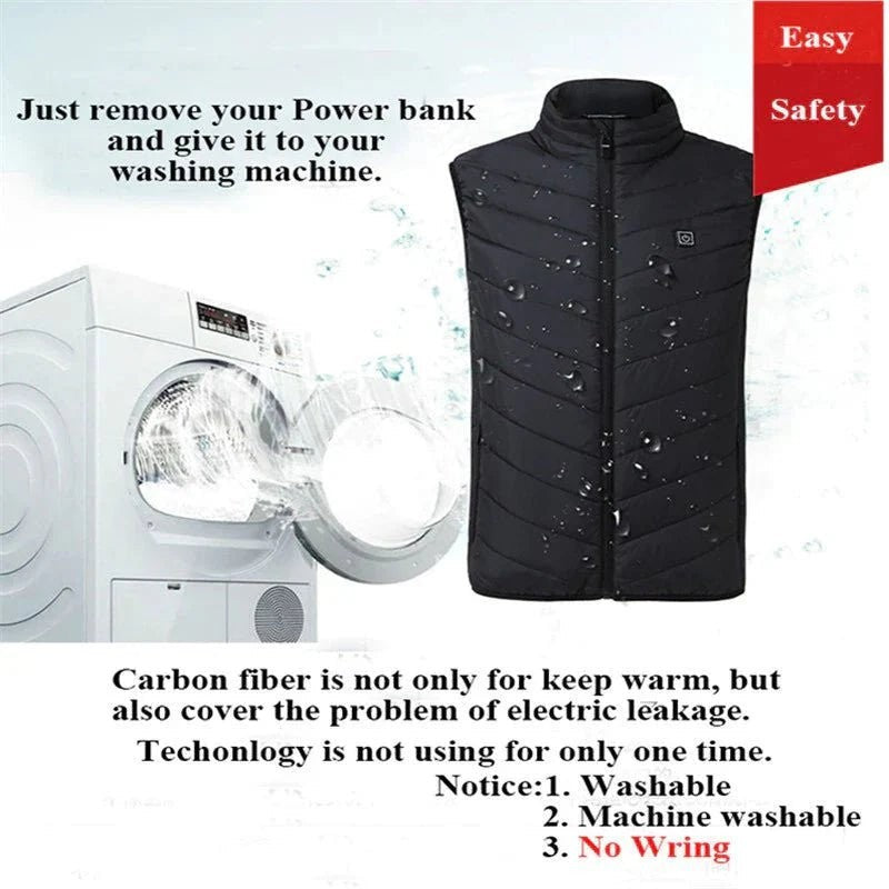Heated Gilet – Lightweight Water-Resistant Rechargeable Vest