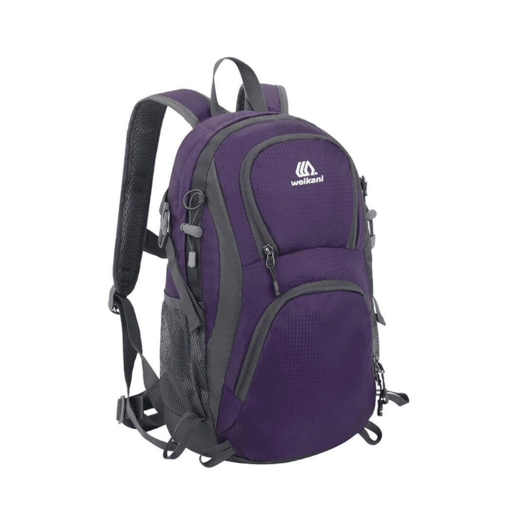 Hiking Backpack – Lightweight Water-Resistant Daypack – Purple