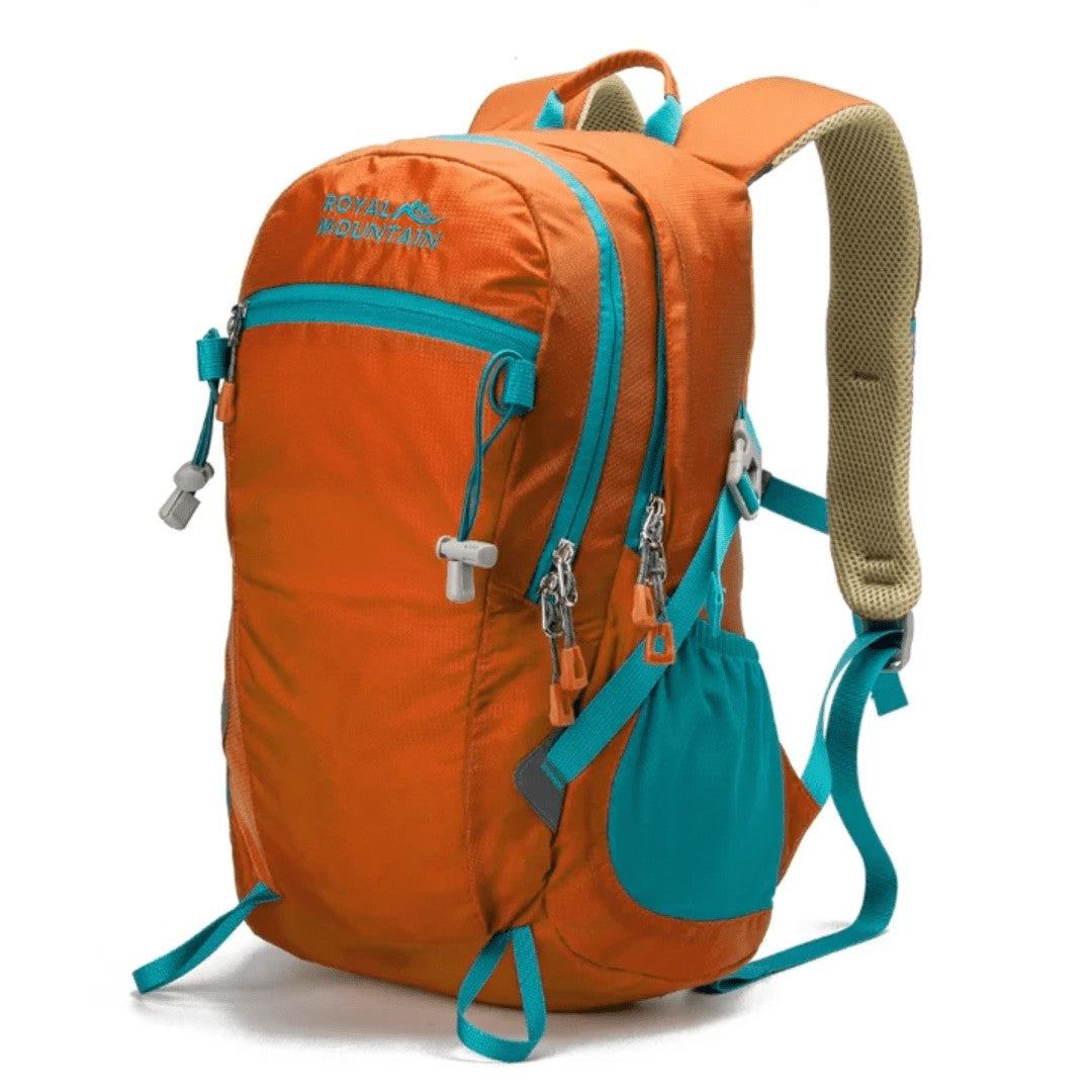 Hiking Daypack – Lightweight Water-Resistant Outdoor Backpack – Orange