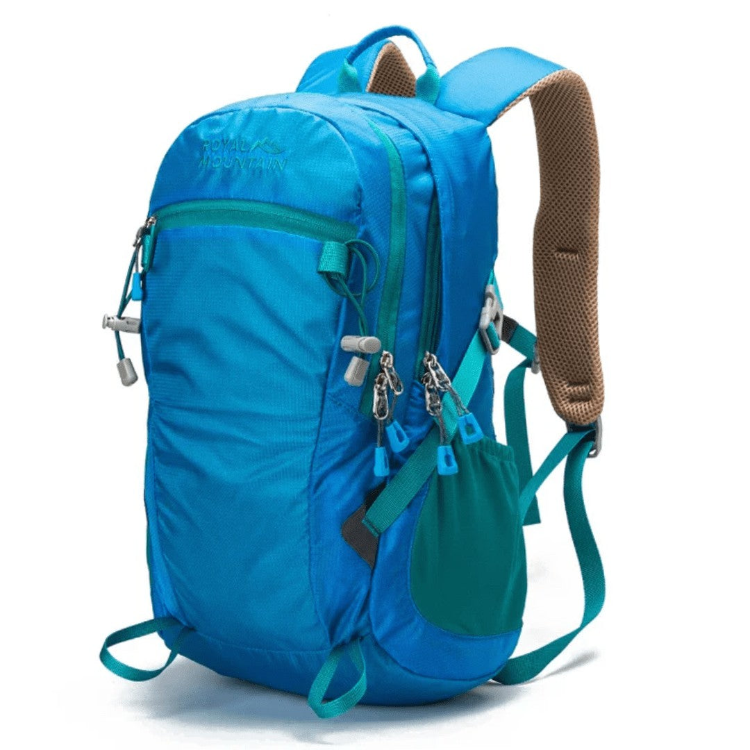 Hiking Daypack – Lightweight Water-Resistant Outdoor Backpack – Blue