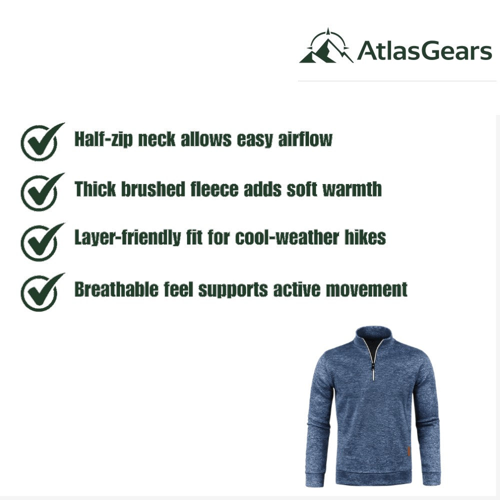 Hiking Fleece – Insulated Half-Zip Outdoor Layer
