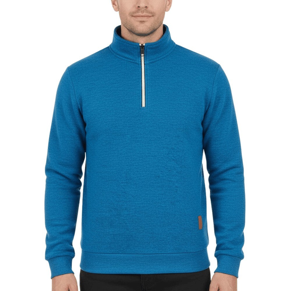 Hiking Fleece – Insulated Half-Zip Outdoor Layer – Sky Blue