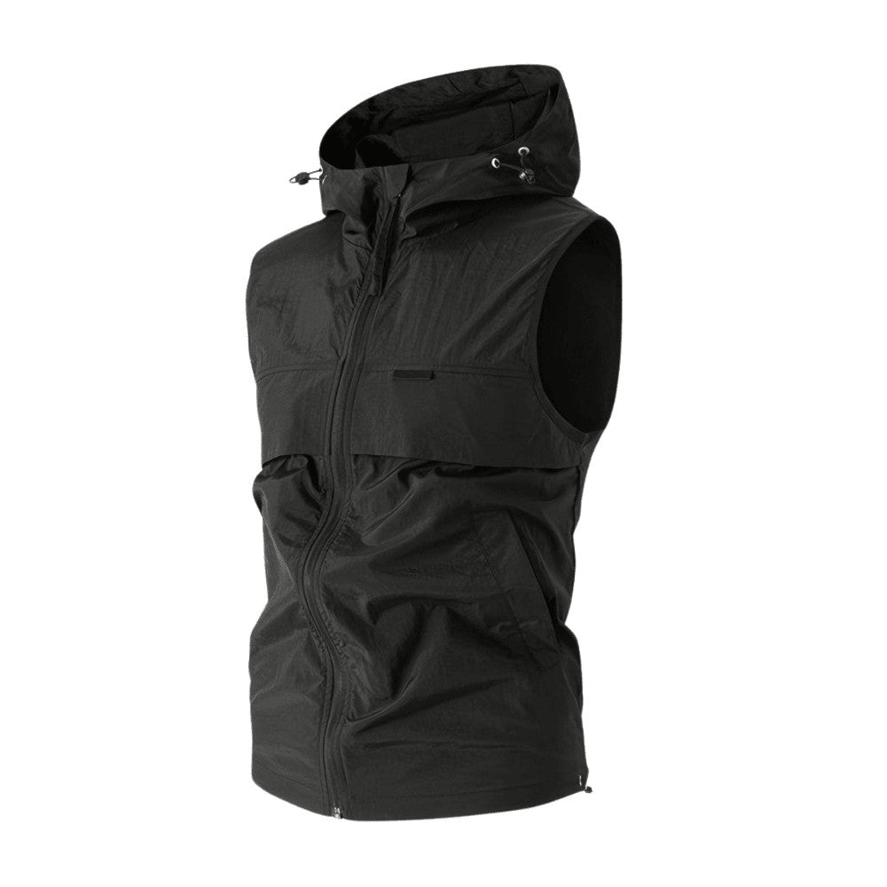 Hiking Gilet – Lightweight Hooded Sleeveless Vest