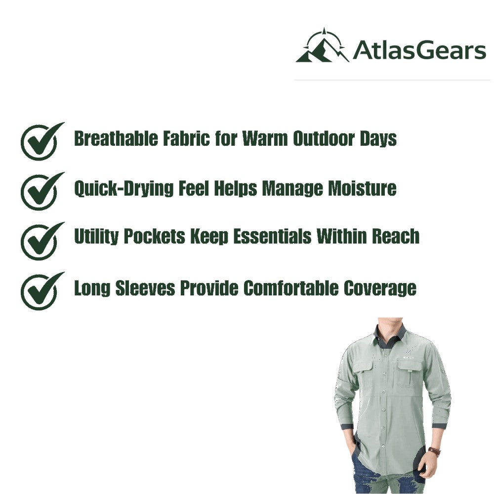 Hiking Shirt – Lightweight Breathable Long-Sleeve Trail Shirt