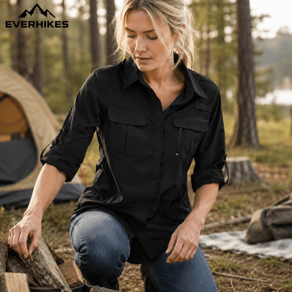 Hiking Shirt – Women's Lightweight Breathable Long-Sleeve