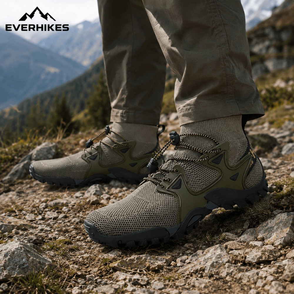 Hiking Shoes – Men's High-Top Non-Slip Lightweight Trail