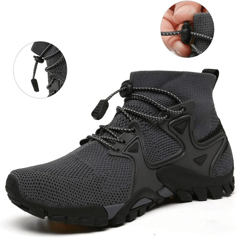 Hiking Shoes – Men's High-Top Non-Slip Lightweight Trail