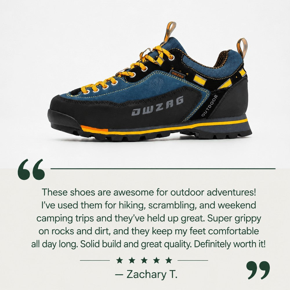 Hiking Shoes – Men's Low-Cut Water-Resistant Trail Shoes