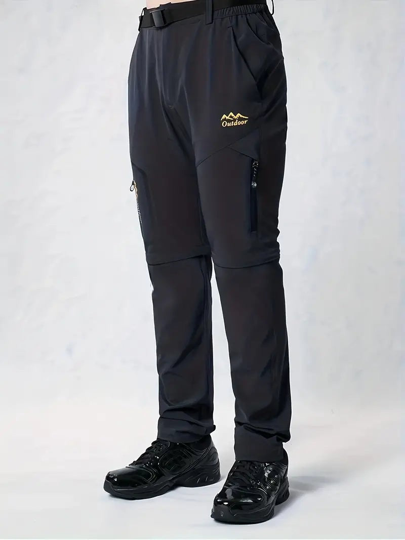 Hiking Trousers – Men's Zip-Pocket Water-Resistant Trousers