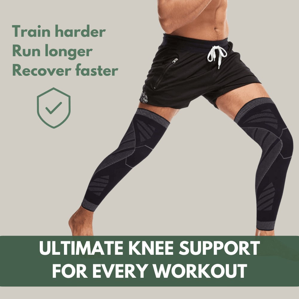 Knee Compression Sleeves – Full-Length Support Leg Sleeves