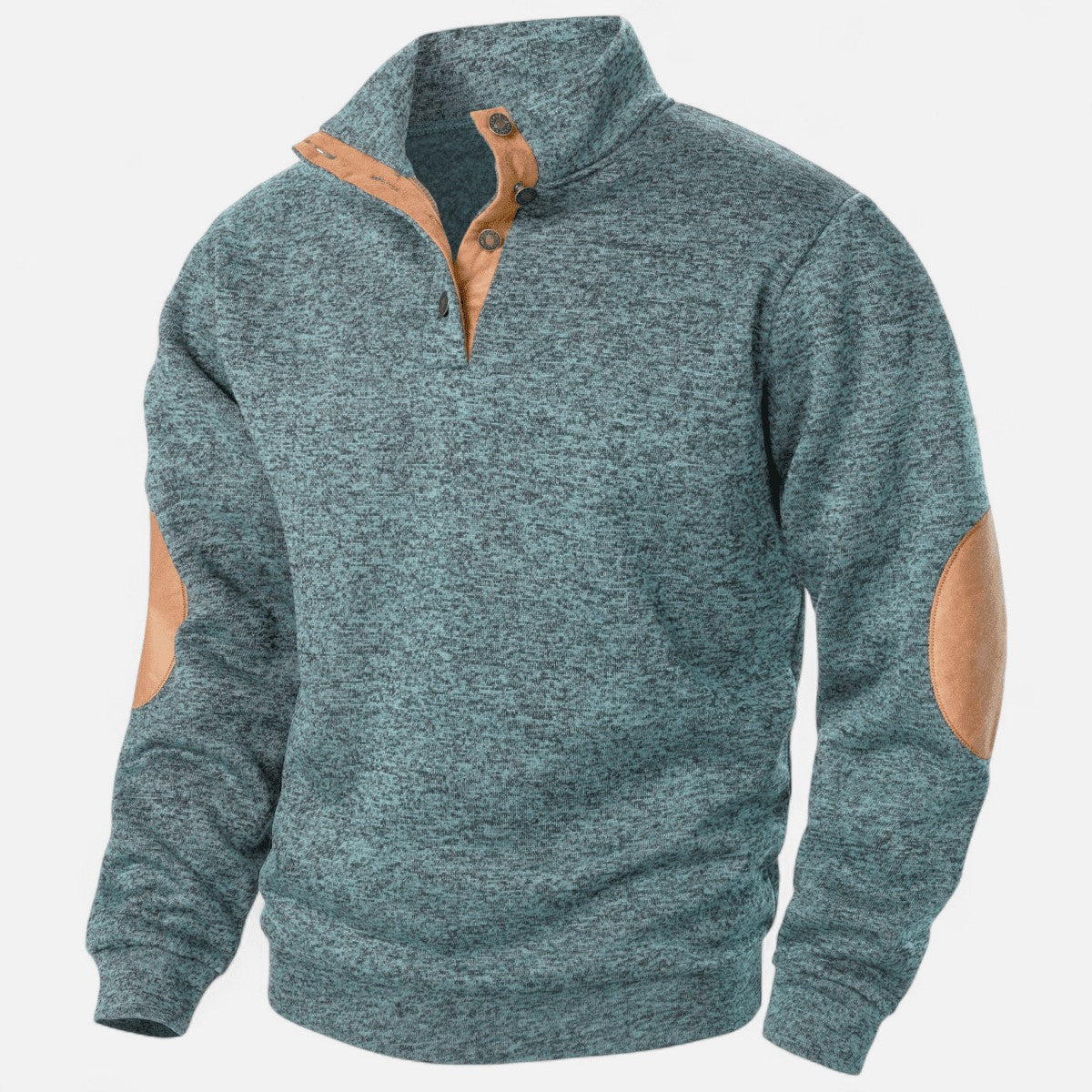 Knit Jumper – Men's Stand-Collar Outdoor Layer