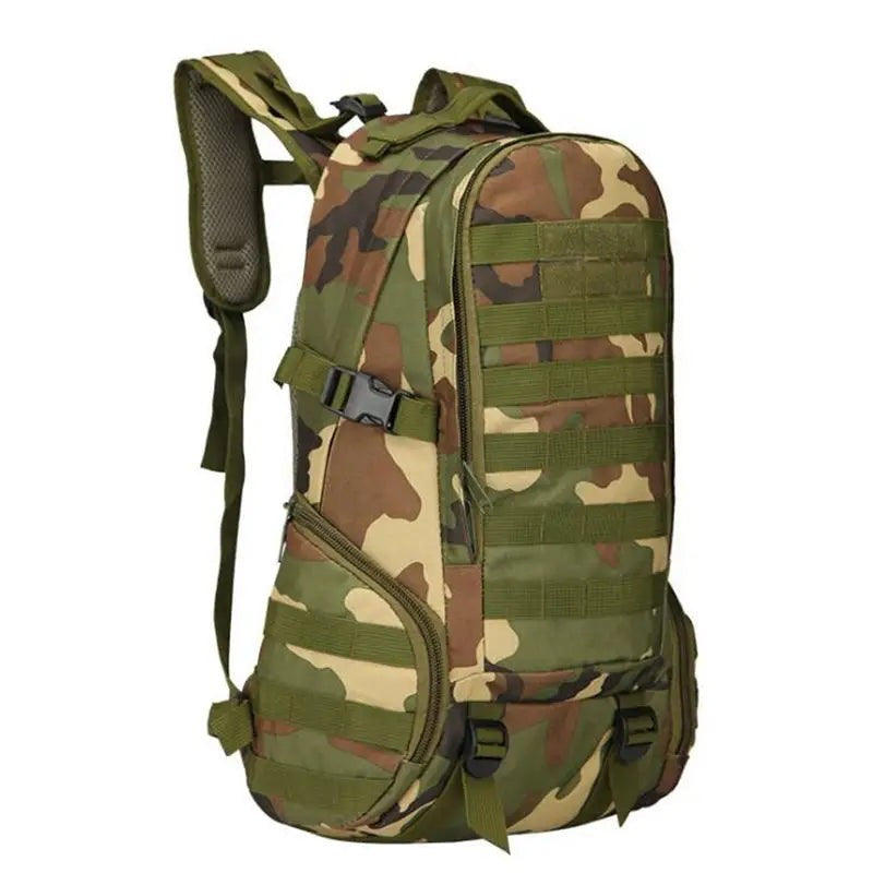 Military Backpack 35L – Waterproof MOLLE Rucksack – Forest Green