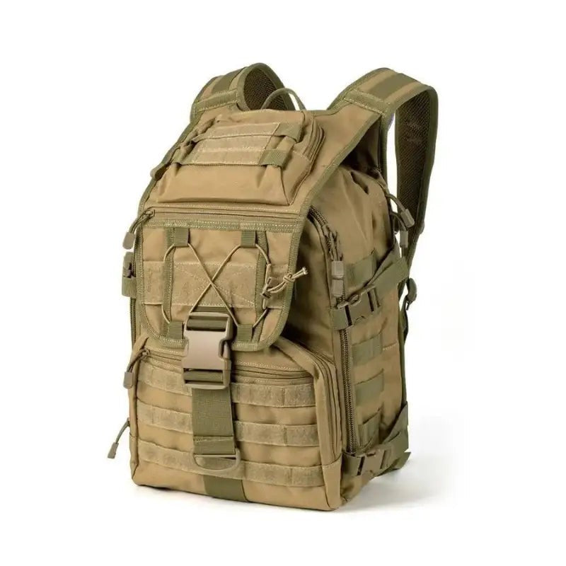 Military Backpack – Rugged 900D Tactical Rucksack – Khaki