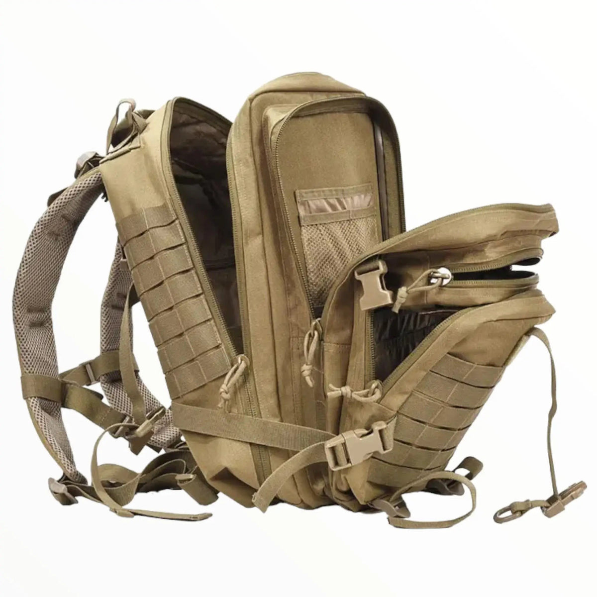 Military Travel Backpack – Ergonomic Padded Rucksack