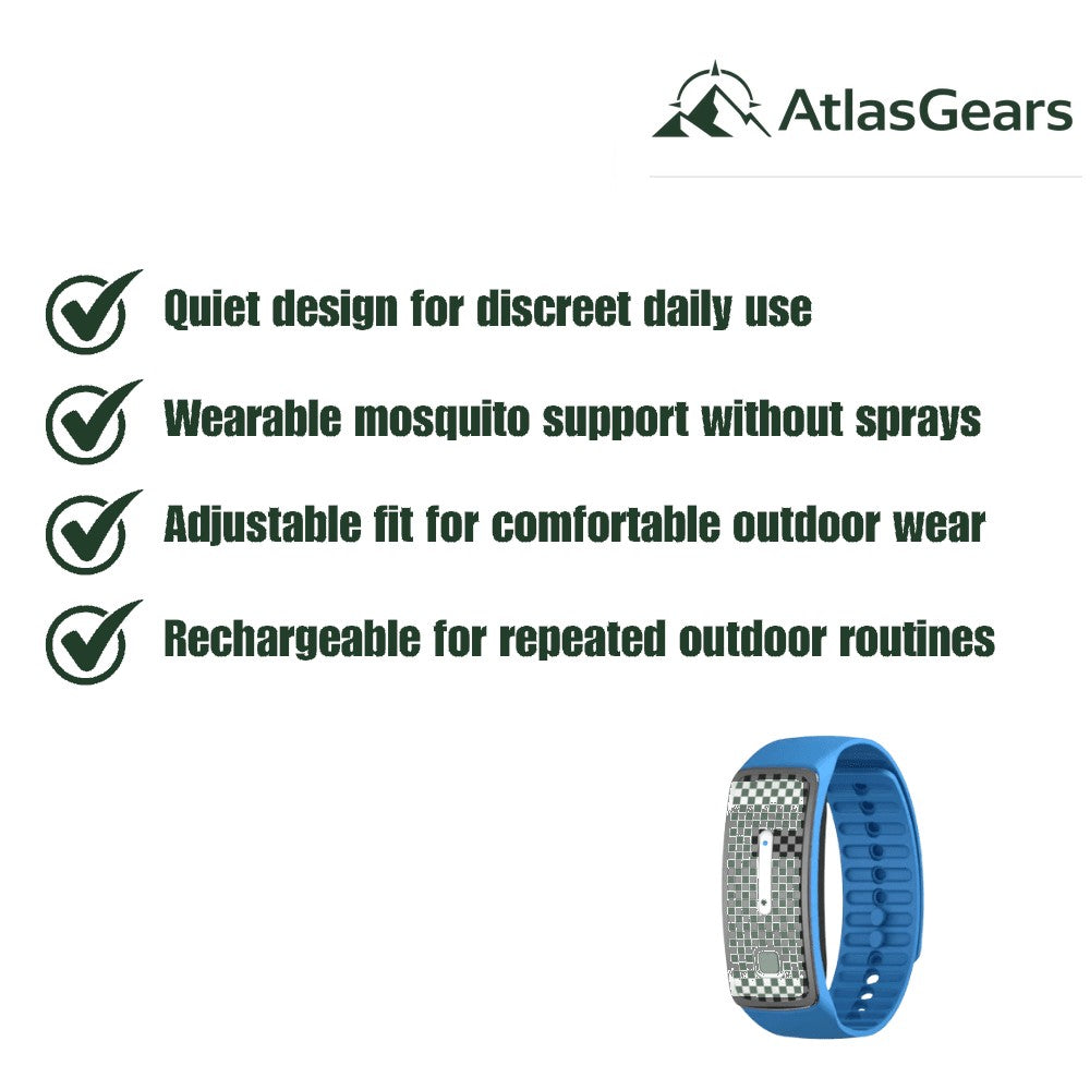 Mosquito Repellent Bracelet – Wearable Ultrasonic Bug Band