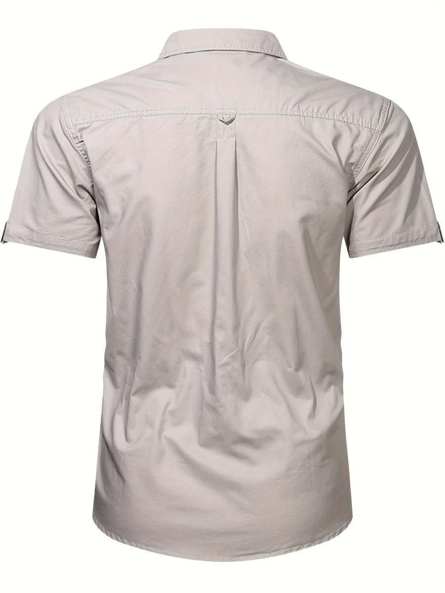 Outdoor Shirt – Breathable Cotton Short-Sleeve Shirt