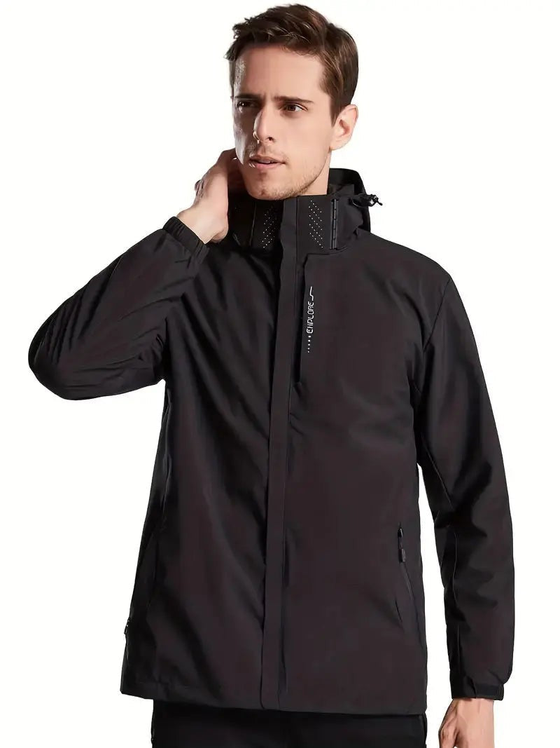 Rain Jacket – Wind & Waterproof Unisex Outdoor Shell