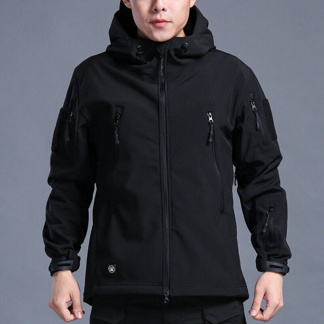 Softshell Jacket – Men's Hooded Water-Resistant Outdoor Coat