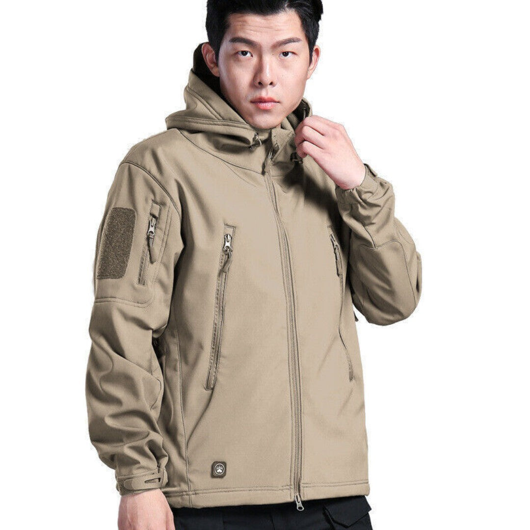 Softshell Jacket – Men's Hooded Water-Resistant Outdoor Coat