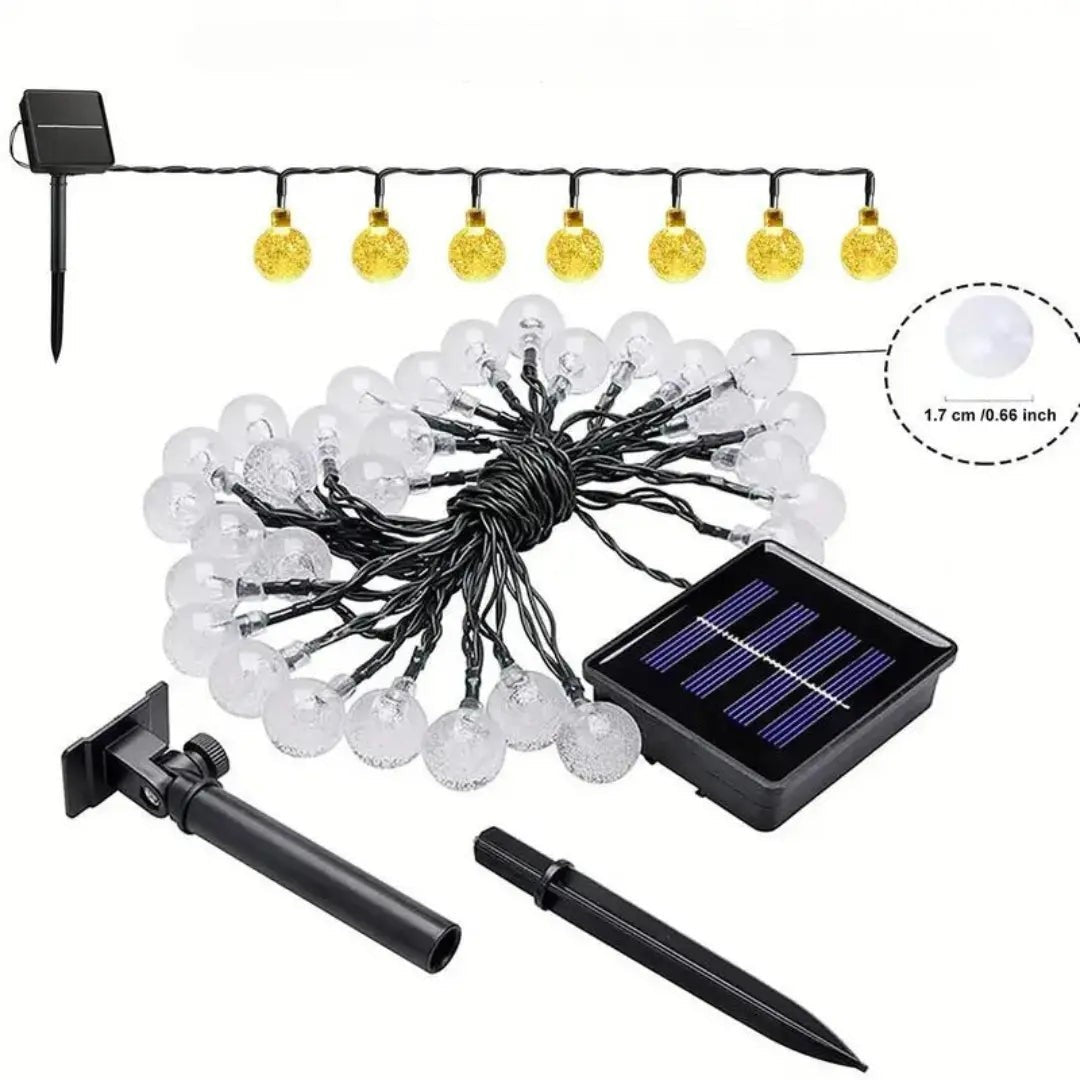 Solar String Lights – Outdoor LED Garden Fairy Lights
