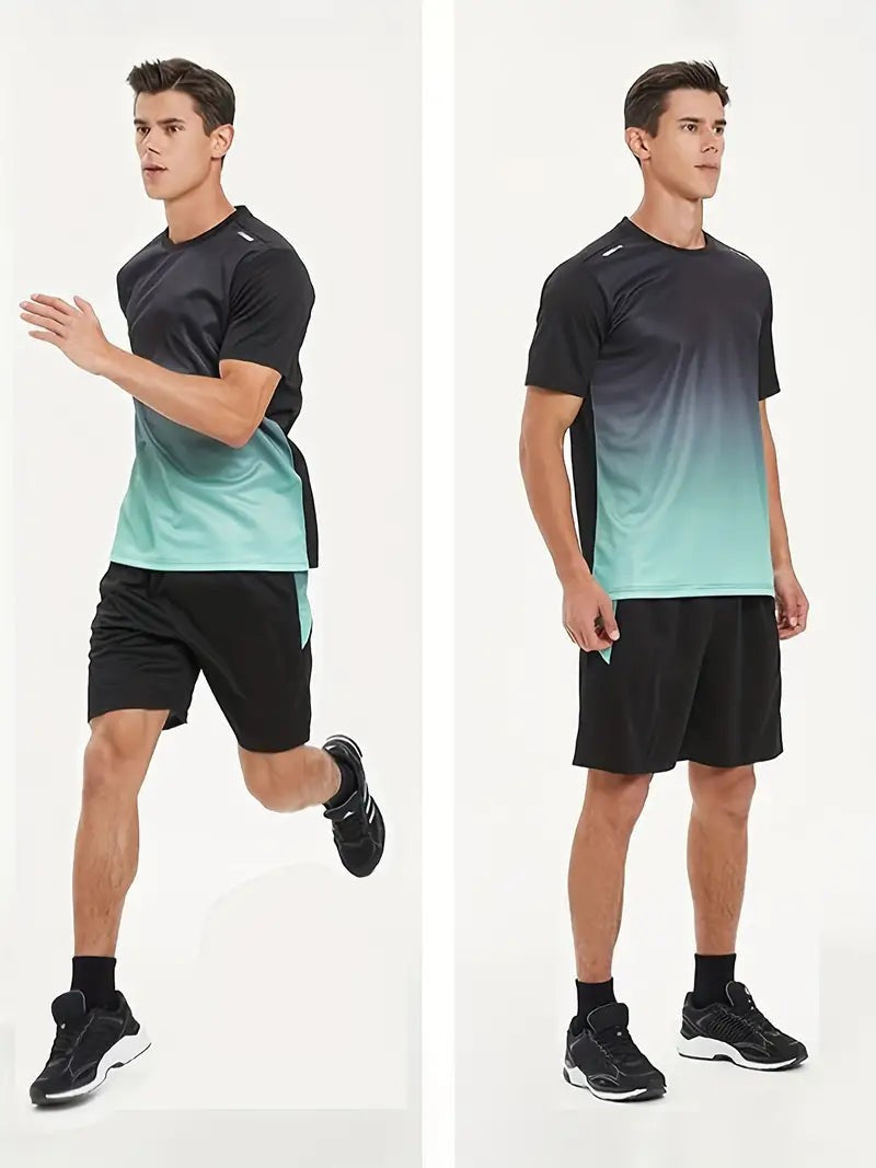 Sports Set – Men's 2-Piece Performance Shorts & T-Shirt