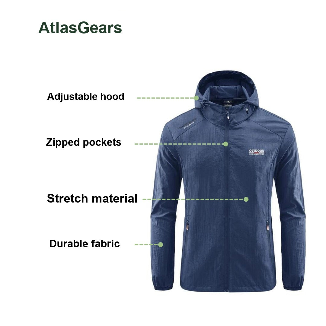 Summer Jacket – Lightweight Windproof Waterproof Shell