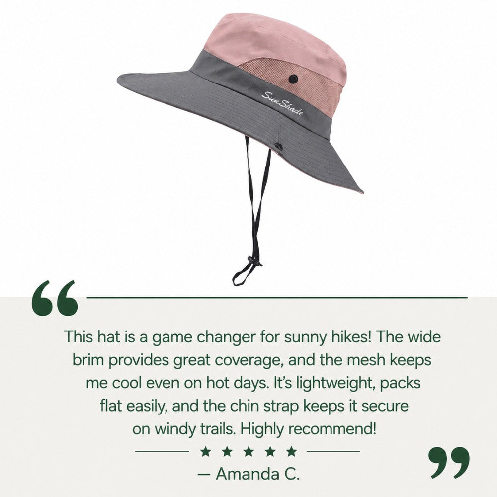Sun Hat – Lightweight UPF 50+ Wide-Brim UV Protection Hat