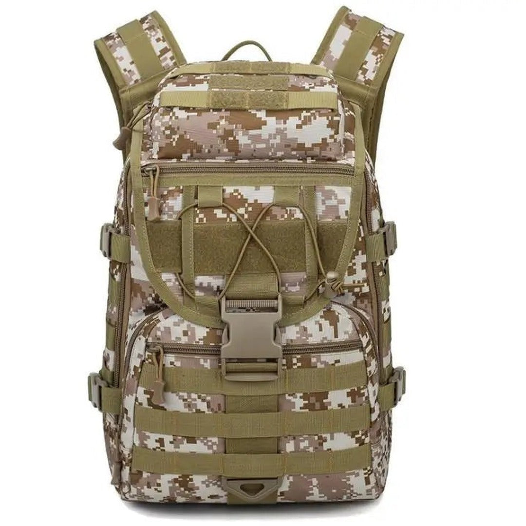 Tactical Backpack 40L – Rugged 1000D Nylon Rucksack – Desert Digital