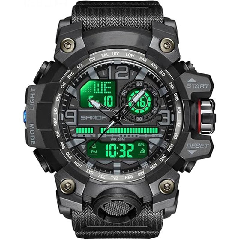Tactical Watch – Men's Waterproof Sports Digital Watch